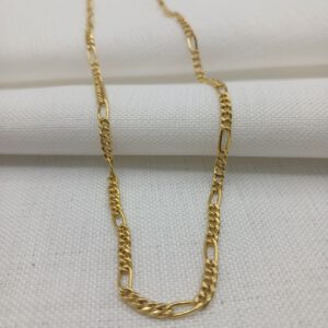 زنجیر طلا فیگارو کلاسیک مدل AC_93627